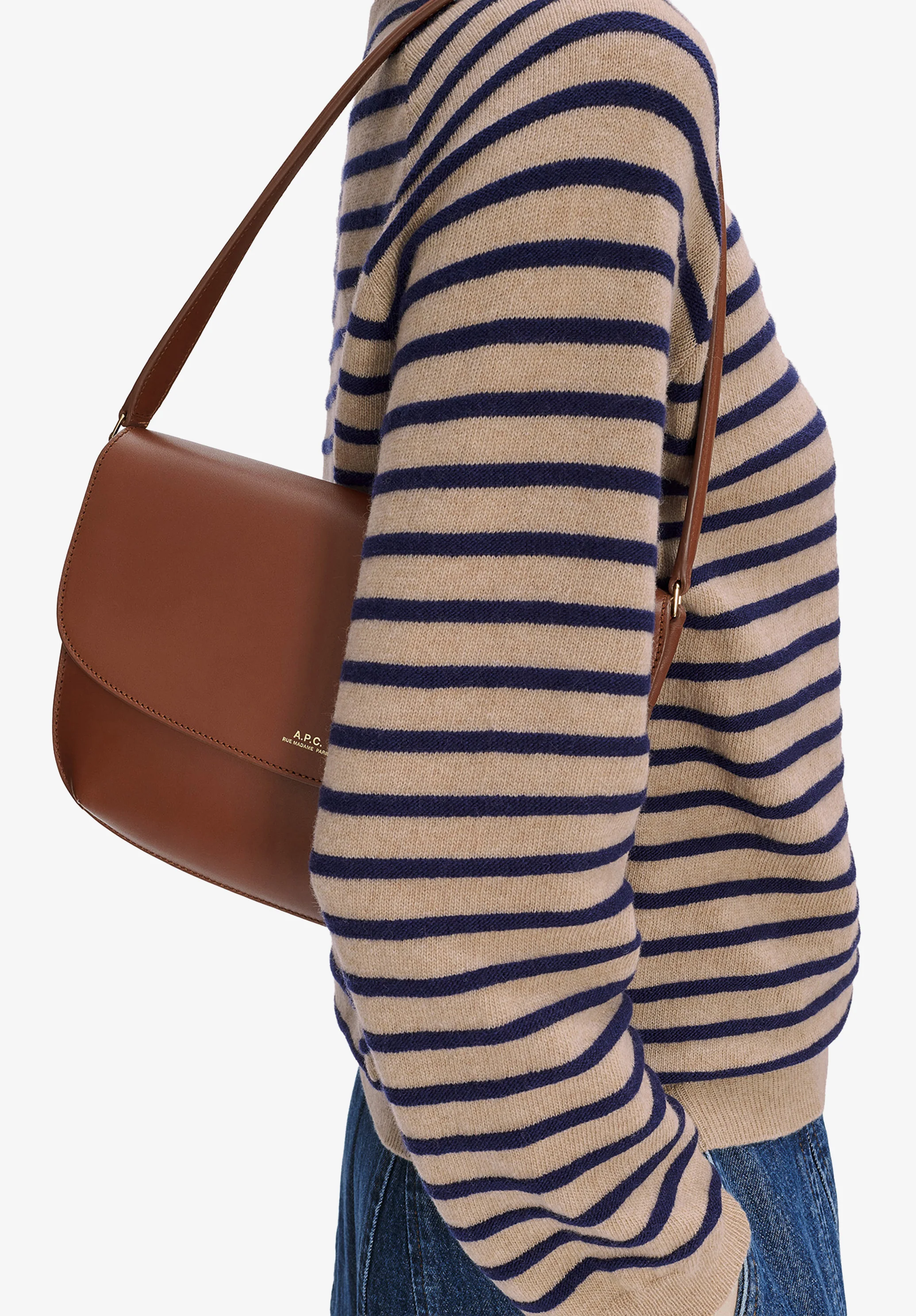 Sac Sarah Shoulder - Noisette