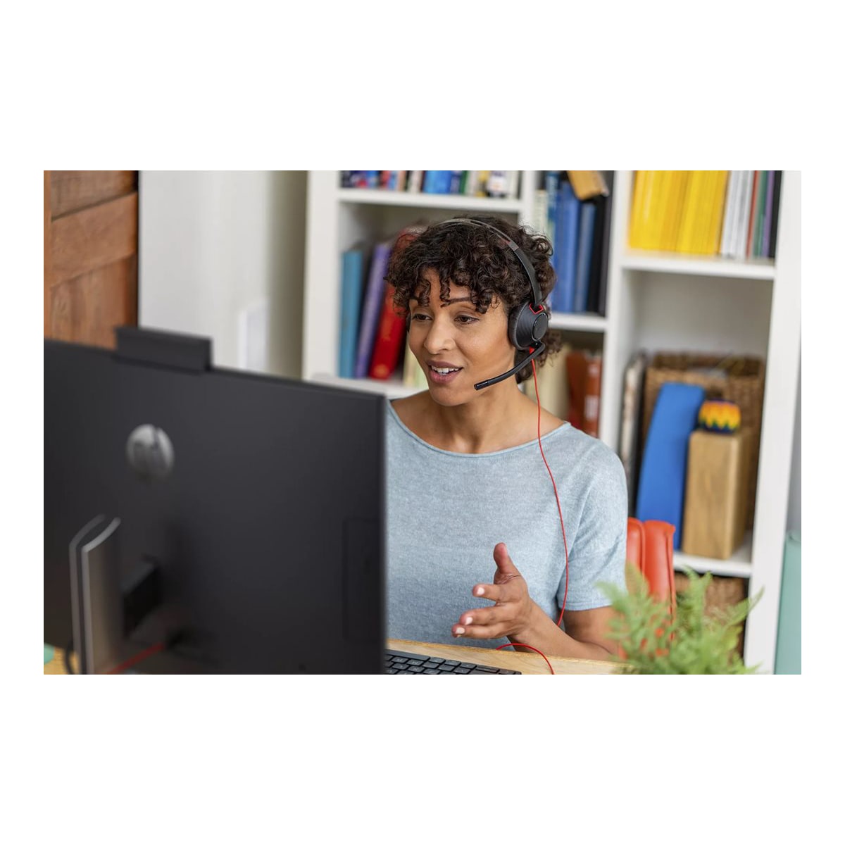 HP Poly Blackwire C5220 headsett USB-C