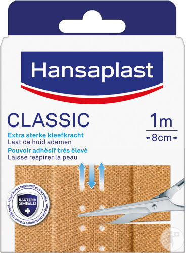 Hansaplast Sparadraps Classic 1m x 8cm Pièce 1