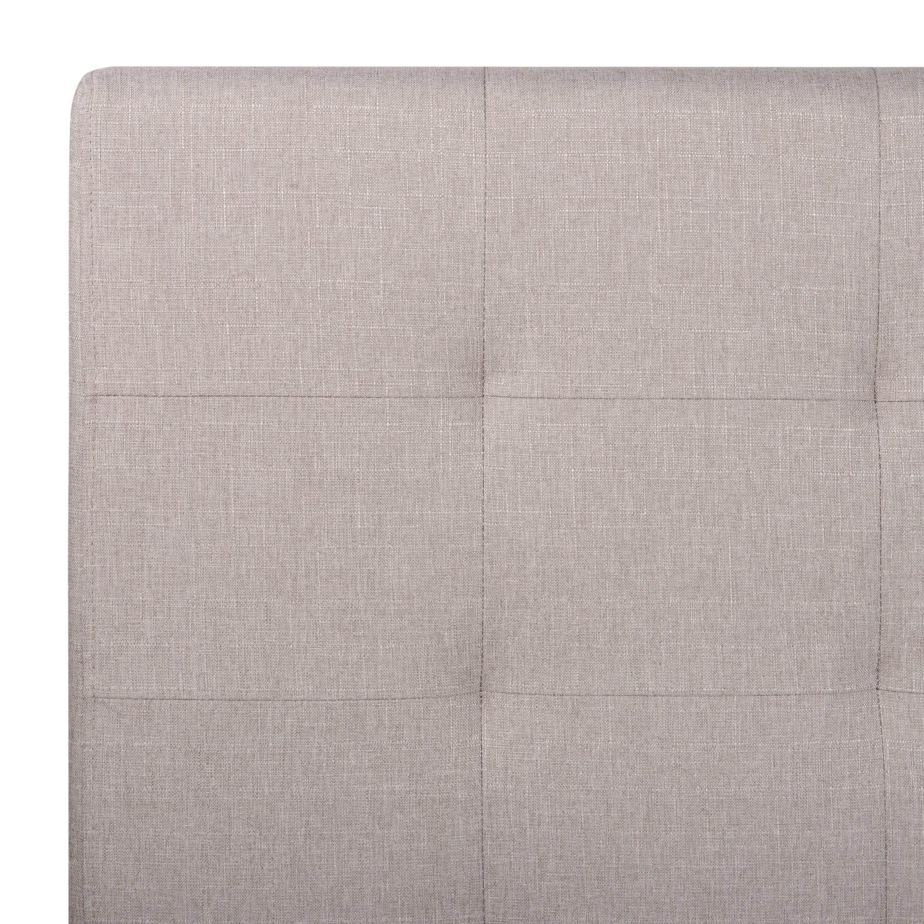 Beliani-ROCHELLE-Tweepersoonsbed-Lichtgrijs-160 x 200 cm-Polyester