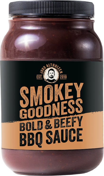 Smokey Goodness BBQ saus Bold and Beefy 500 ml