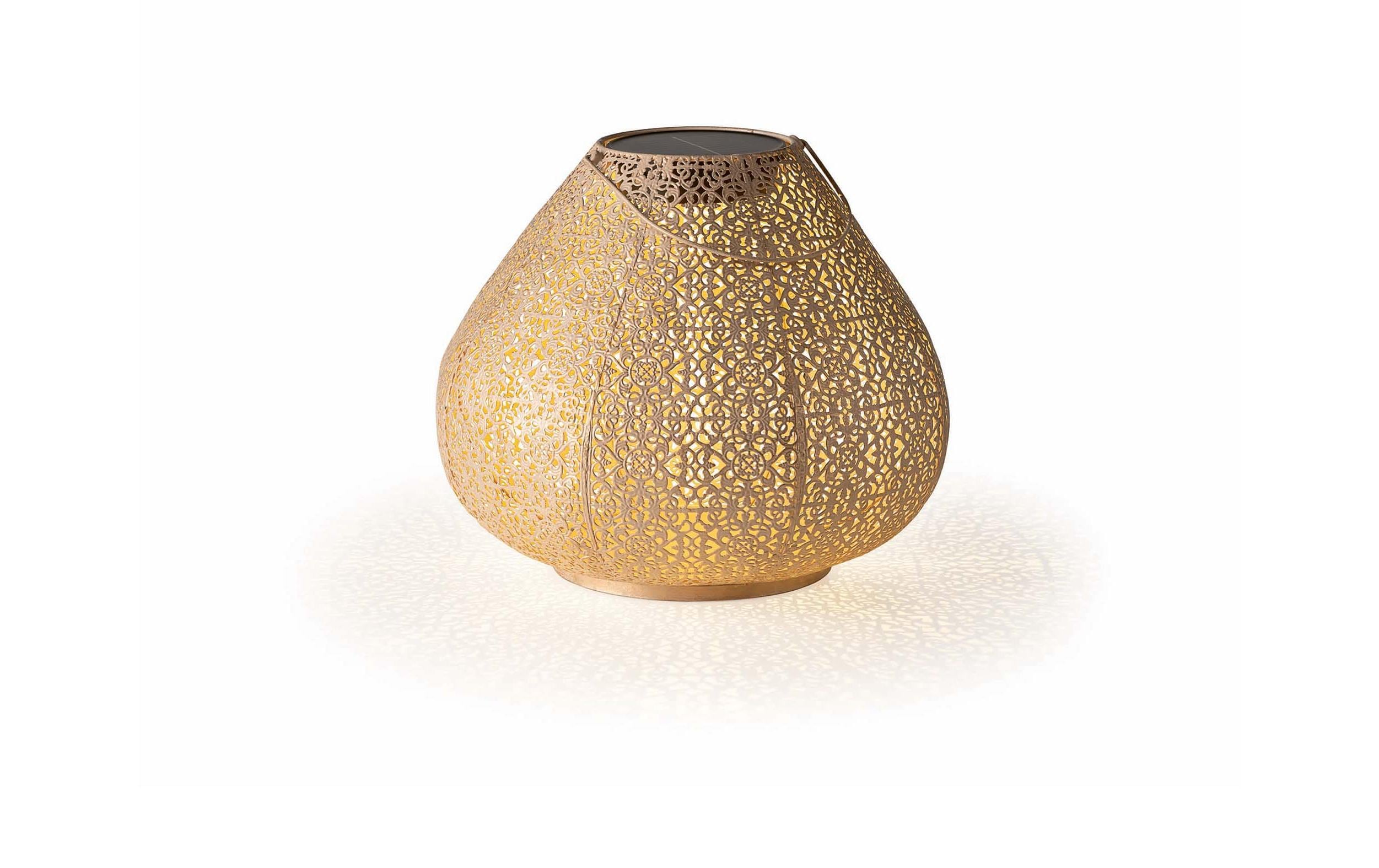 Laterne Solar Antic Lantern Jade L, BeigeSolarleuchte zum Aufstellen