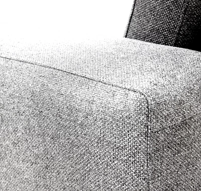 Remus venstrevendt sofa med pufafslutning