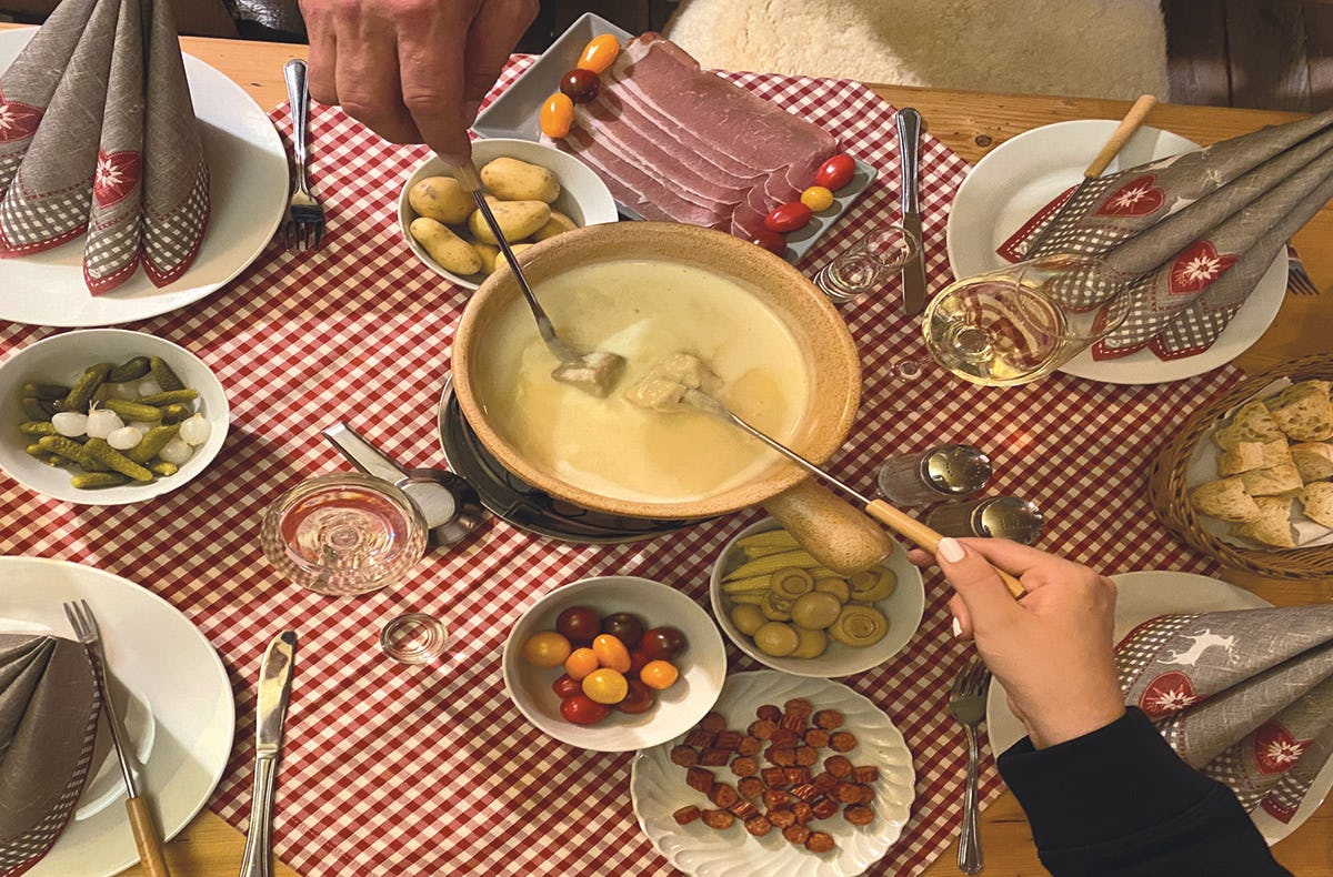 Fondue in der Skigondel Furth bei Landshut (2 Personen)