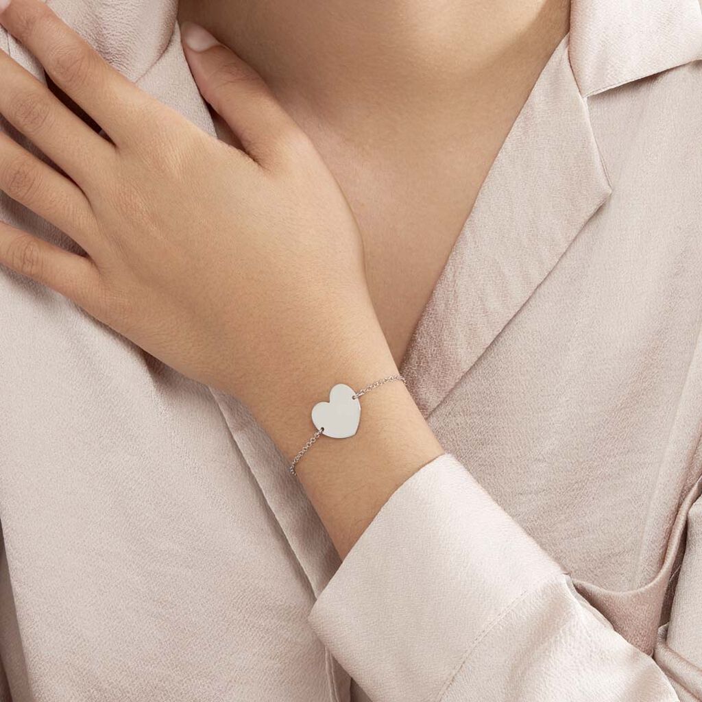 Bracelet Kanitha Argent Blanc