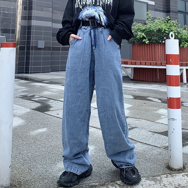 Giuliana - Hoge taille wijde jeans