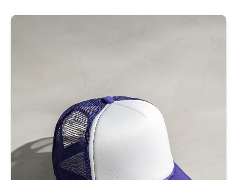 Baethreads - Colorblock Baseballpet in 11 kleuren