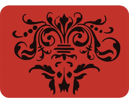Decoratief sjabloonornament 20,5 x 14,5 cm