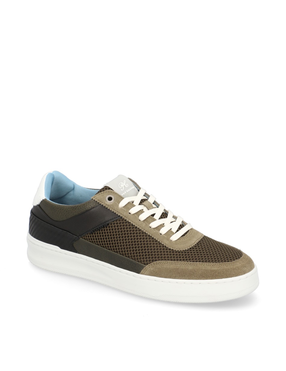 Lederkombi Sneaker