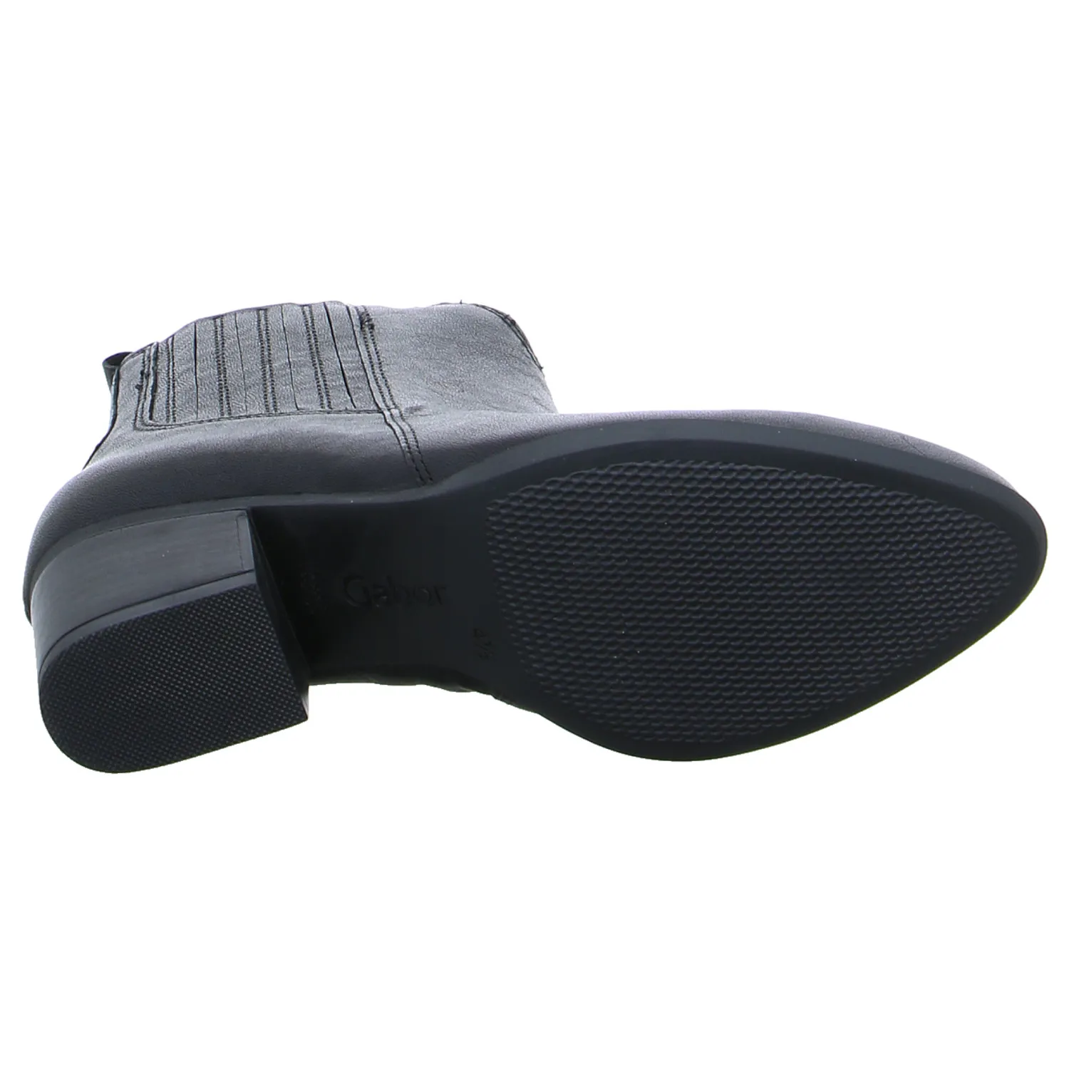 GABOR Stiefelette Schwarz Leder