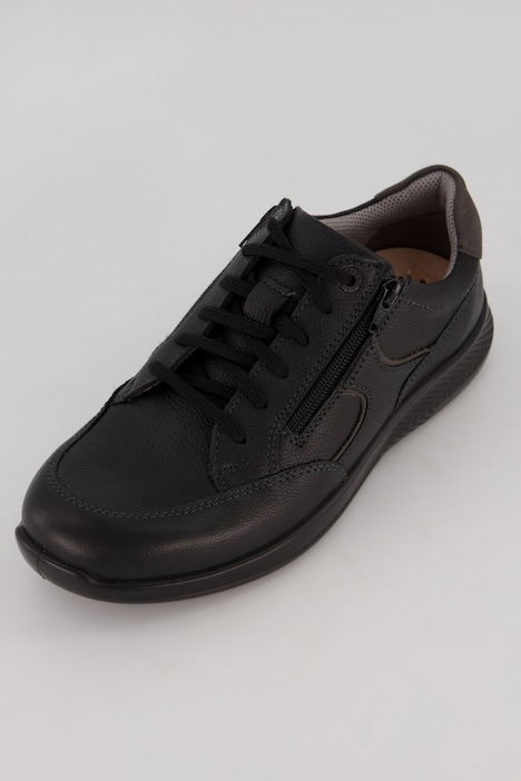 Halbschuh, von Jomos, mit Reißverschluss, extra weit, echtes Leder, bis Gr. 50