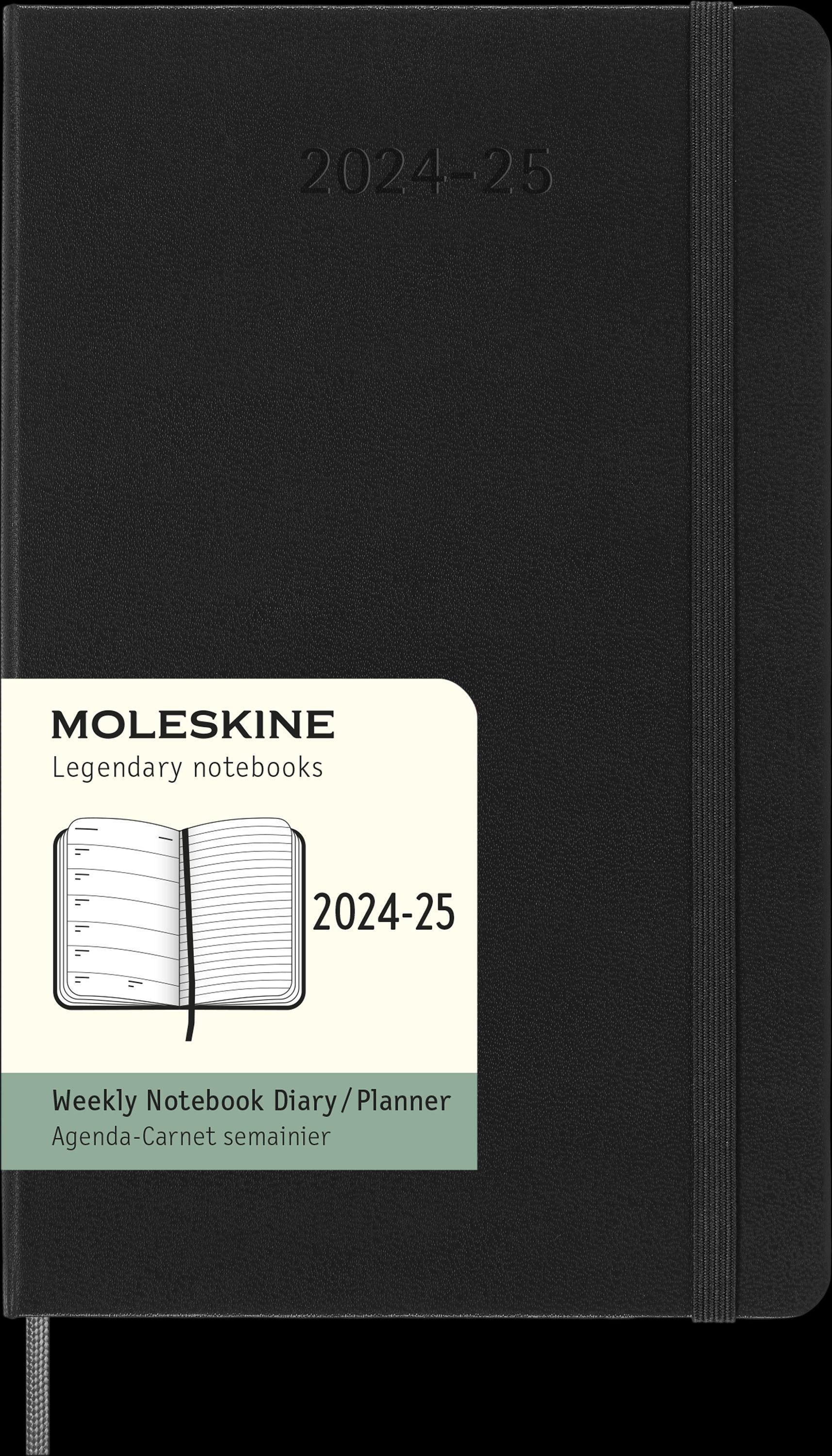 Moleskine 18 Monate Wochen Notizkalender 2024/2025, L/A5