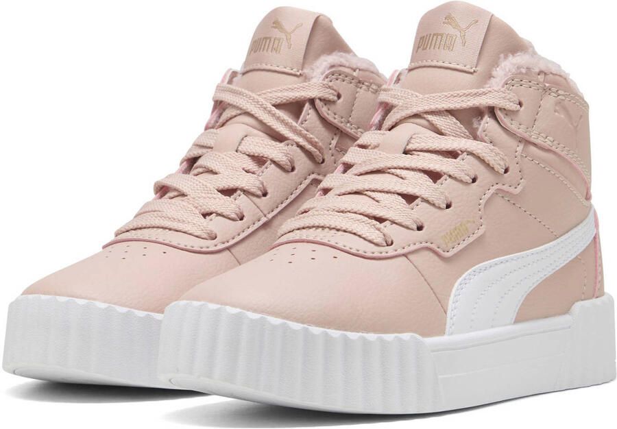 Puma Carina 3.0 Mid WTR sneakers lichtroze wit