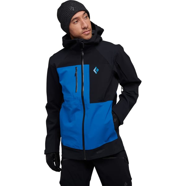 Veste de ski BLACK DIAMOND RECON STRETCH PRO SHELL BLACK/KINGFISHER