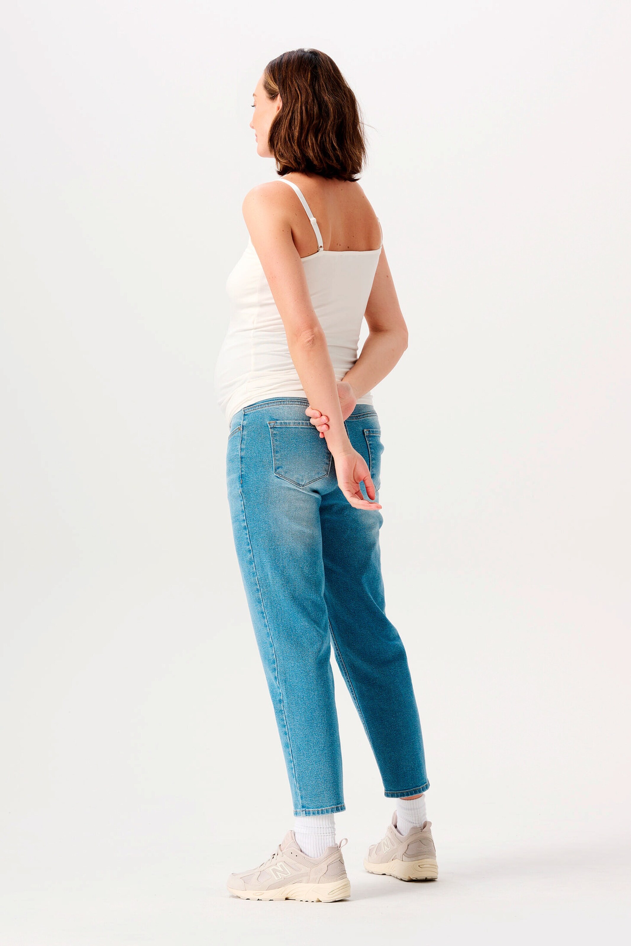 Noppies Straight Umstandsjeans Azua Vintage Blue