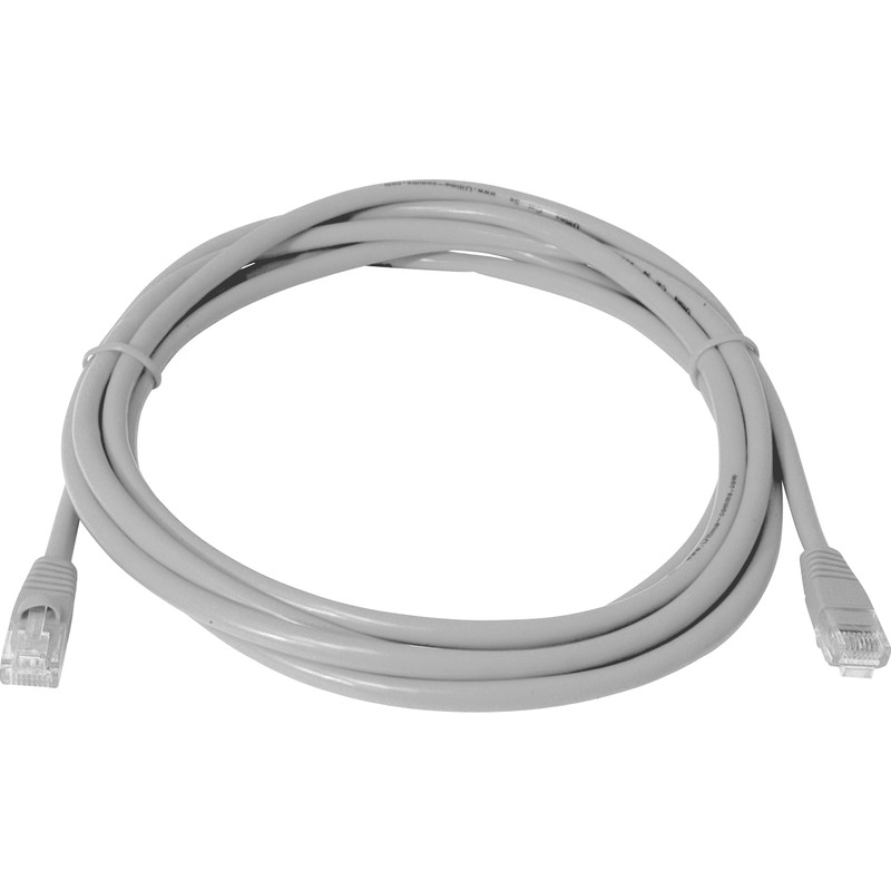 UTP kabel CAT5E 0,5m grijs