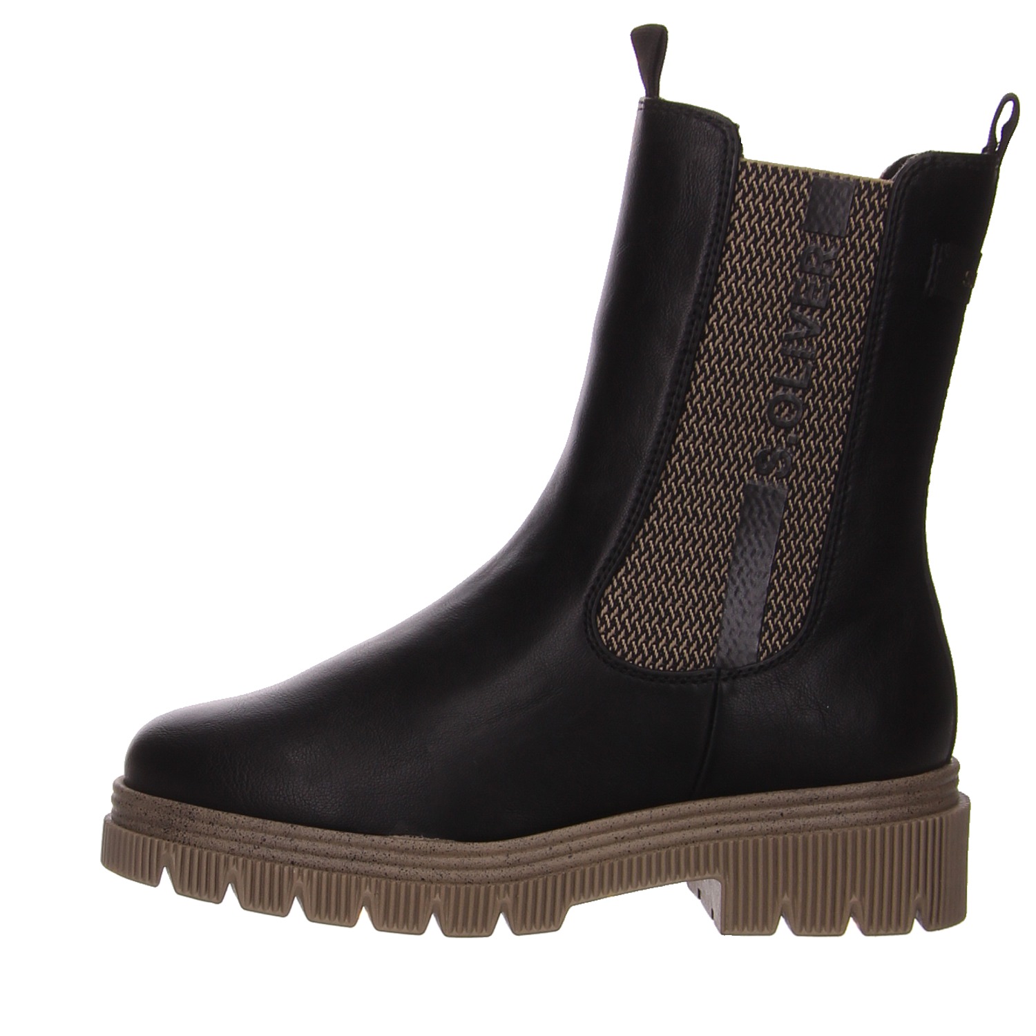 S.Oliver Stiefel schwarz schwarz