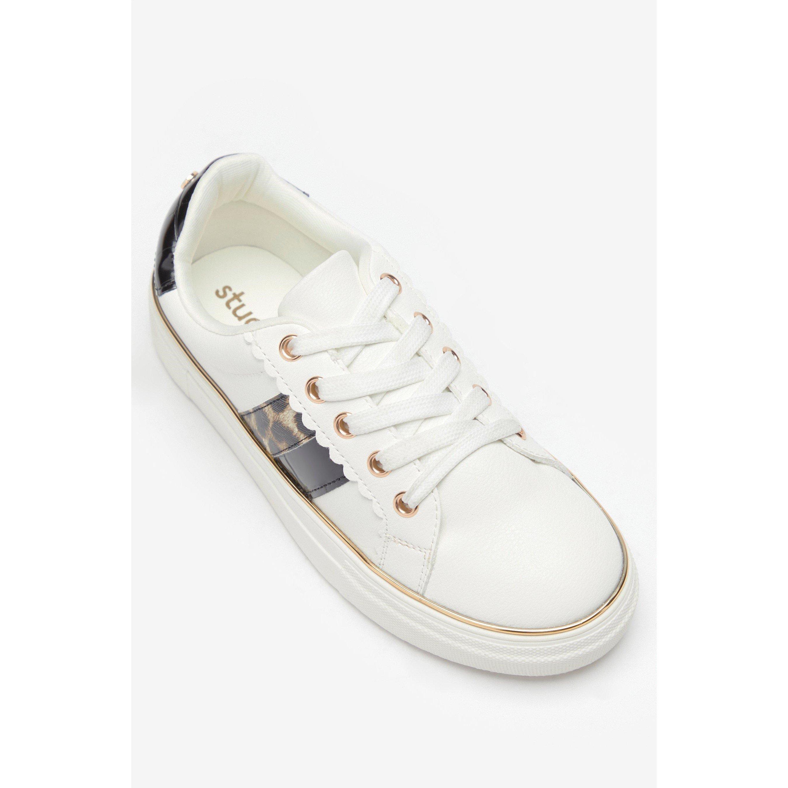Be You Studio Girls Leopard Trainers