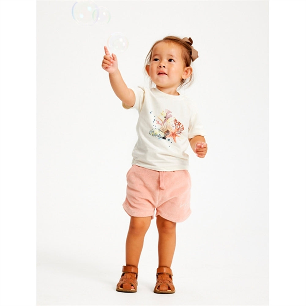 Peach Beige Gertrud Terry Shorts
