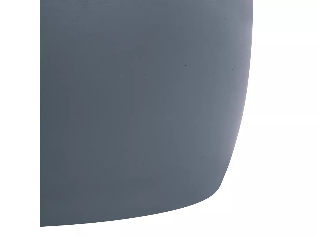 Brasero rond effet béton gris foncé INDUS