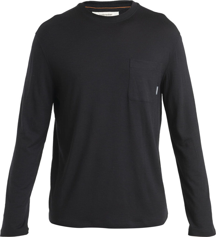 Merino 150 Tech Lite III LS Relaxed Herre Black
