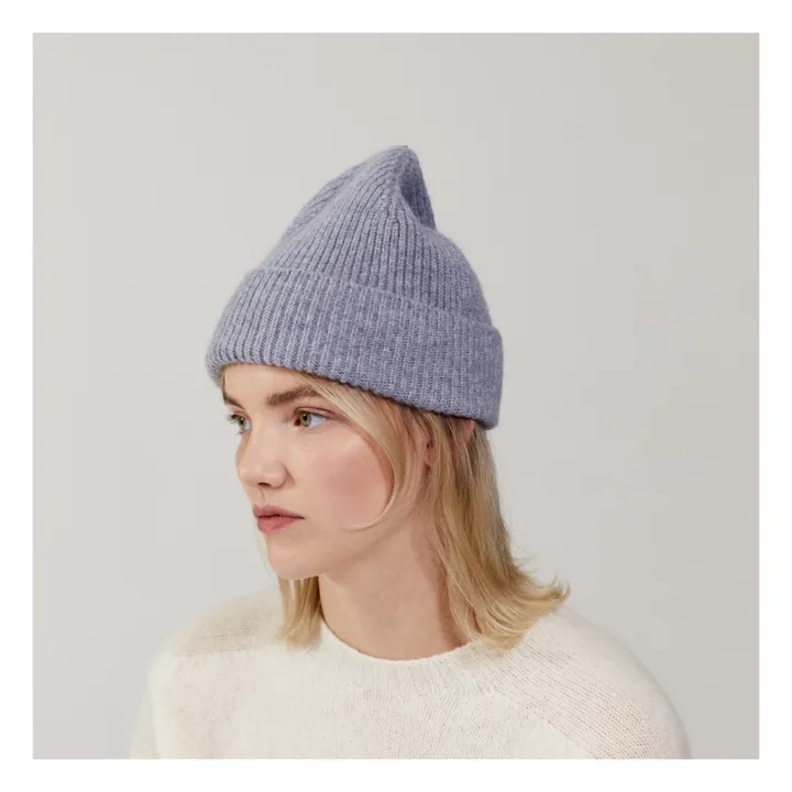 Le Bonnet Amsterdam Bonnet Laine et Angora | Gris clair