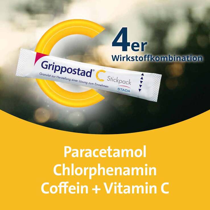 Grippostad C Stickpack bei Erkältung, 12 St