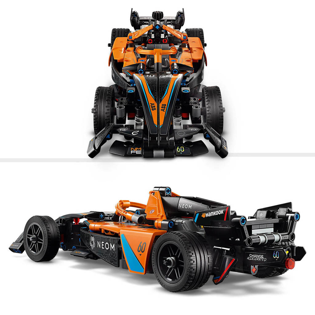 Zeer leukNEOM McLaren Formula E racewagen Auto Speelgoed voor Kinderen 42169