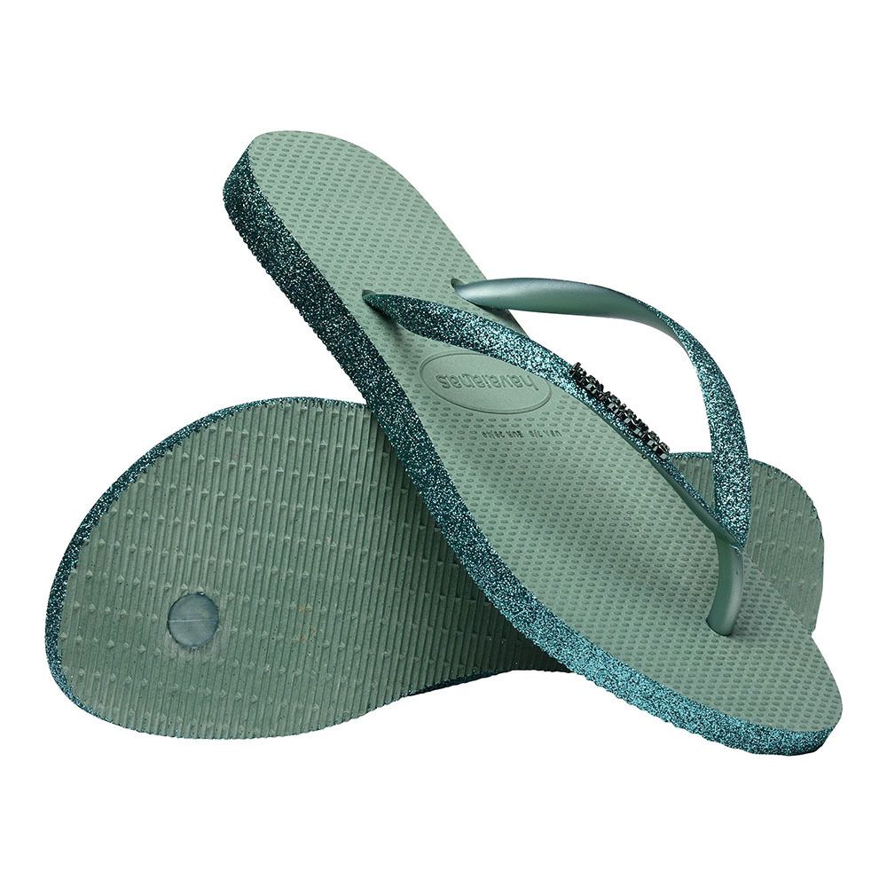 Havaianas SLIM SPARKLE II - Tongs Femme clay