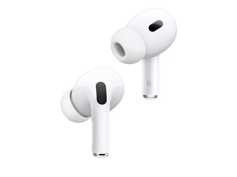 Apple | AirPods Pro - 2. Generation (2023) - Trådløse øretelefoner med mik. - aktiv støjdæmpning - hvid | Magsafe Charging Case (USB-C)