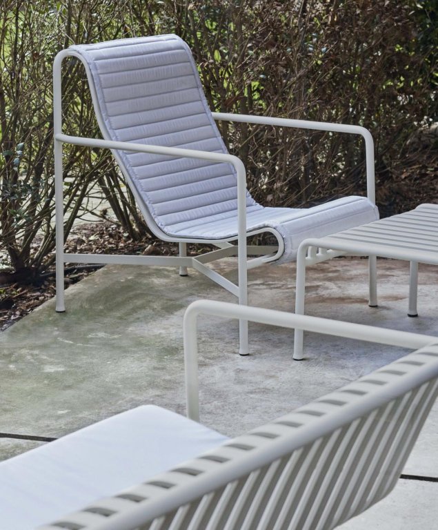 Hay Quilted zitkussen Anthracite voor Palissade High fauteuil