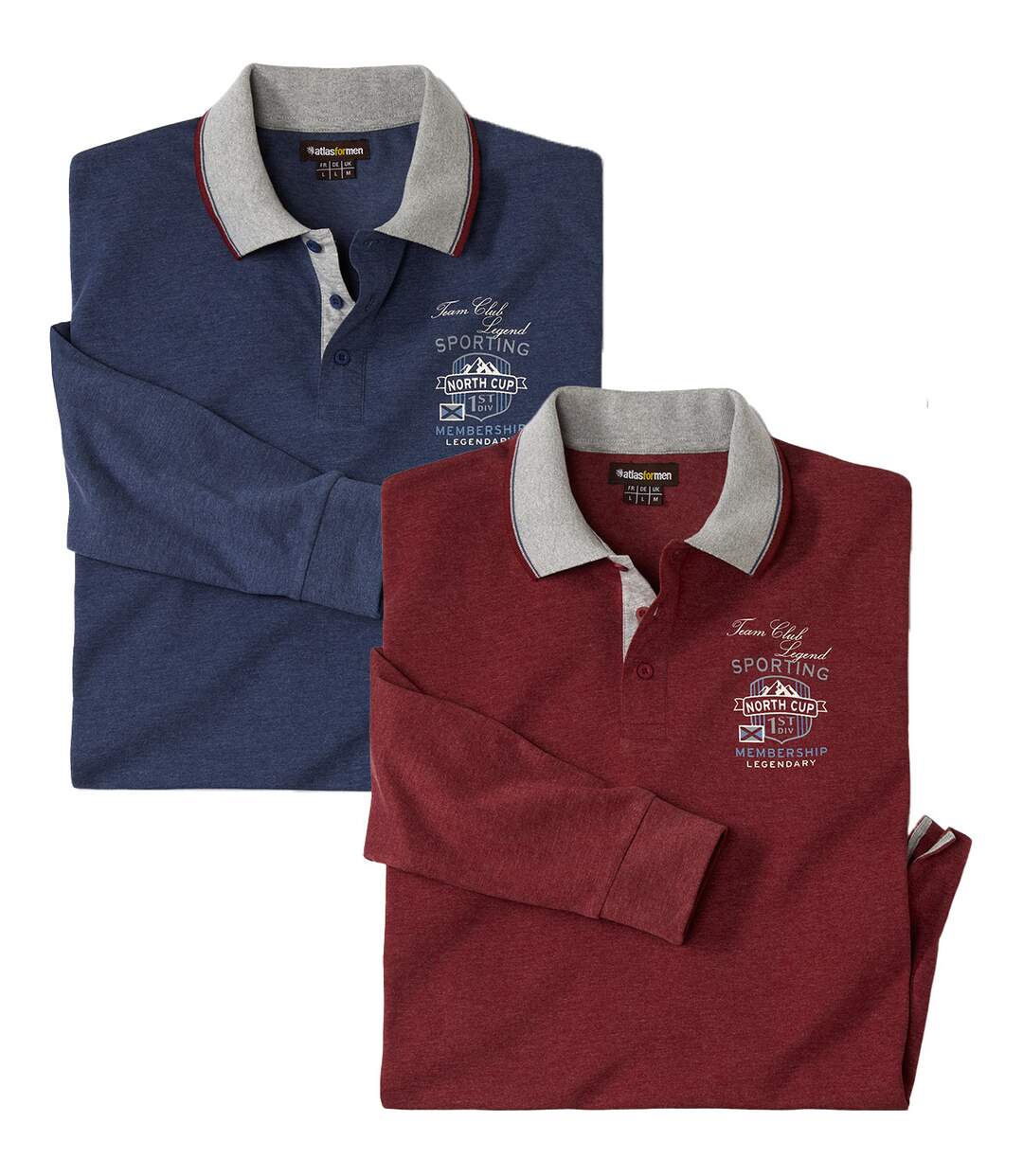 Lot de 2 Polos North Cup
