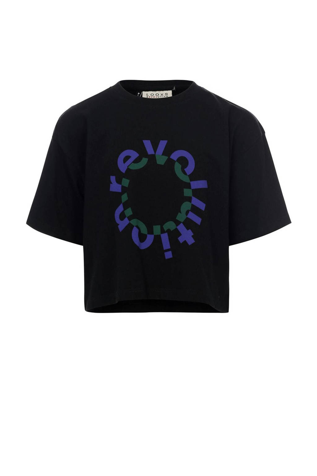 LOOXS T-shirt met printopdruk zwart