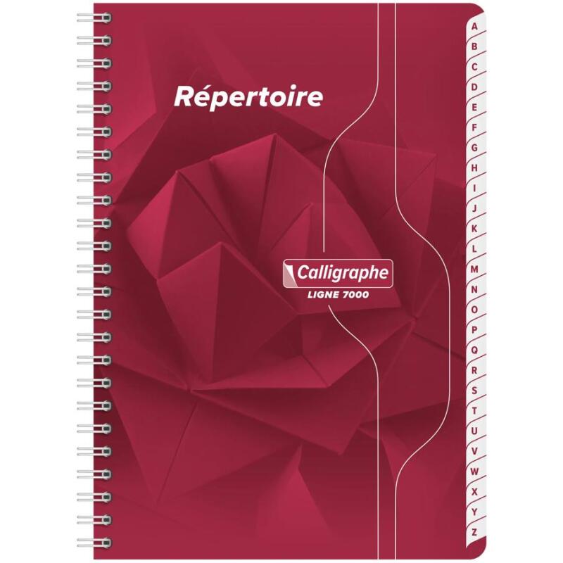 Répertoire reliure intégrale 7000 A5 180 pages petits carreaux 70 g - Assortis