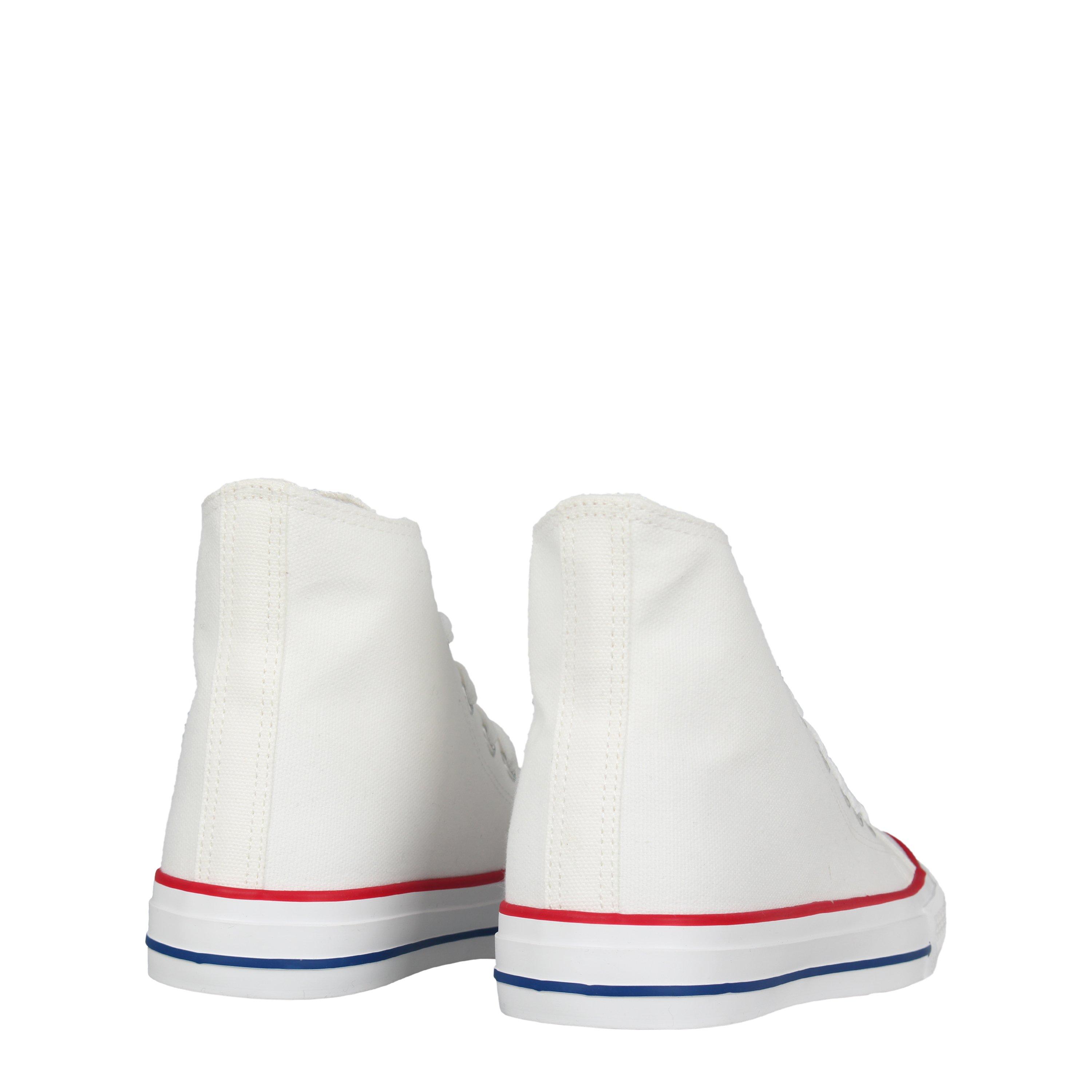 Be You Wide Fit High Top Canvas Trainers