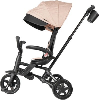 Qplay Nova Niello 6-i-1 Trehjulssykkel, Khaki