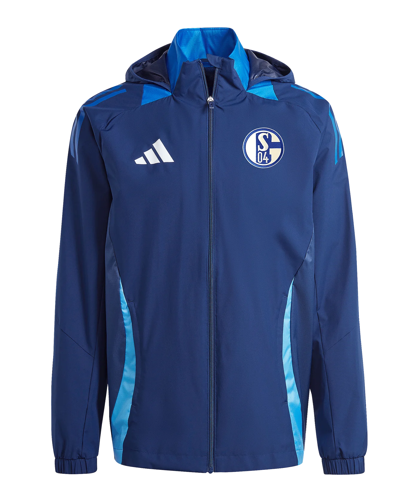 adidas FC Schalke 04 Allwetterjacke Dunkelblau