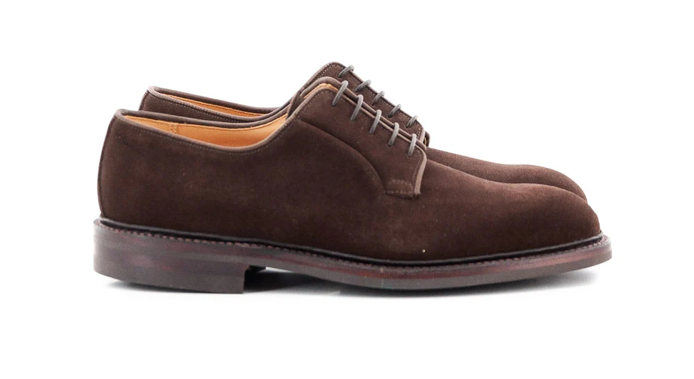 CROCKETT AND JONES - LANARK 3 SUEDE DARKBROWN