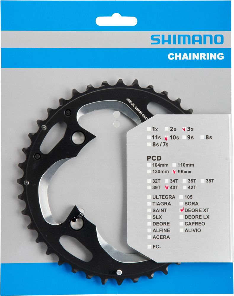 Shimano XT Kettenblatt für FC-M782 40 Zähne (AN) kaufen | Bike-Discount