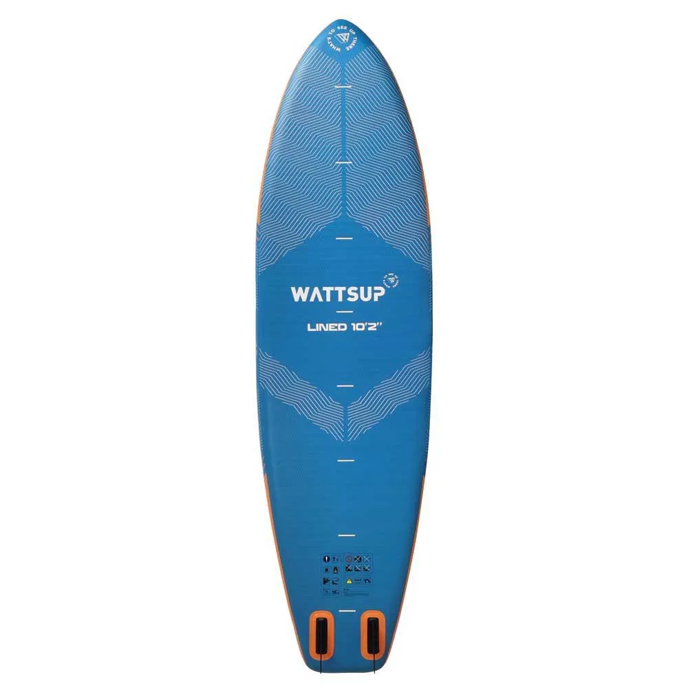 Wattsup Lined 10´2´´ Aufblasbares Paddle-Surf-Set