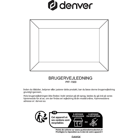 Denver frameo digital Wi-Fi fotoramme 15,6