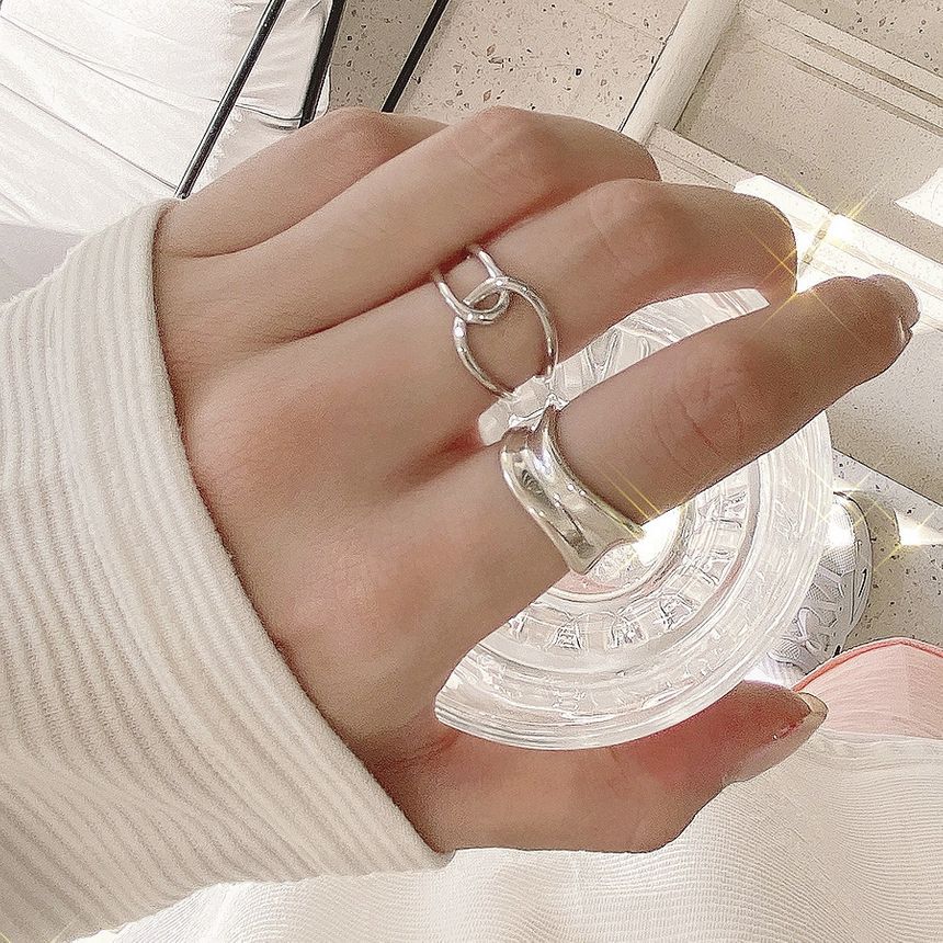 Hansha - 925 Sterling Zilveren Ring