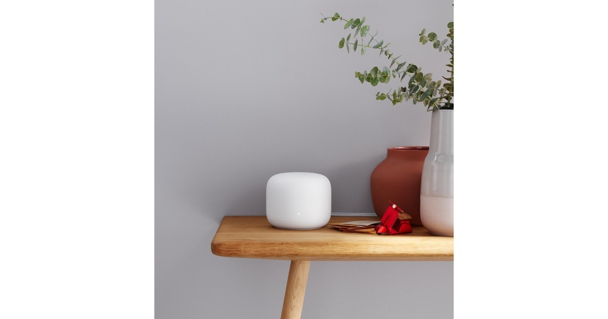 GoogleNest Wifi Router + Point mesh router  (Wit)