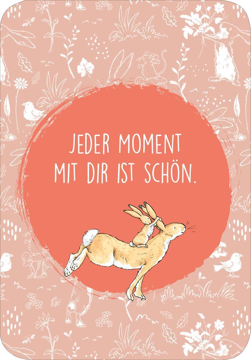 Weißt du eigentlich, wie lieb ich dich hab? Ich hab dich so lieb!