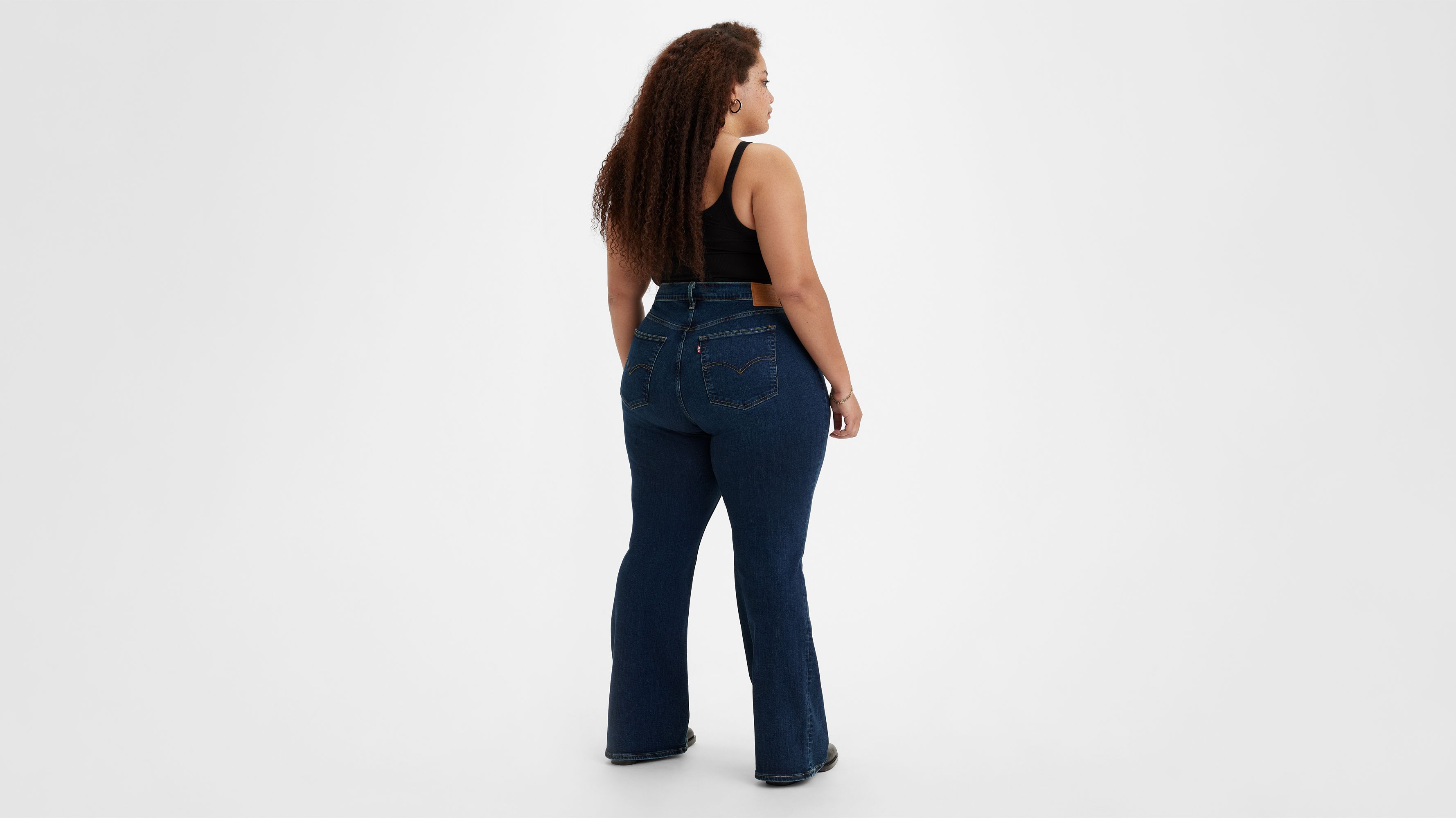 Jean évasé 726™ à taille haute (grandes tailles) - Dark Indigo Worn In - Bleu