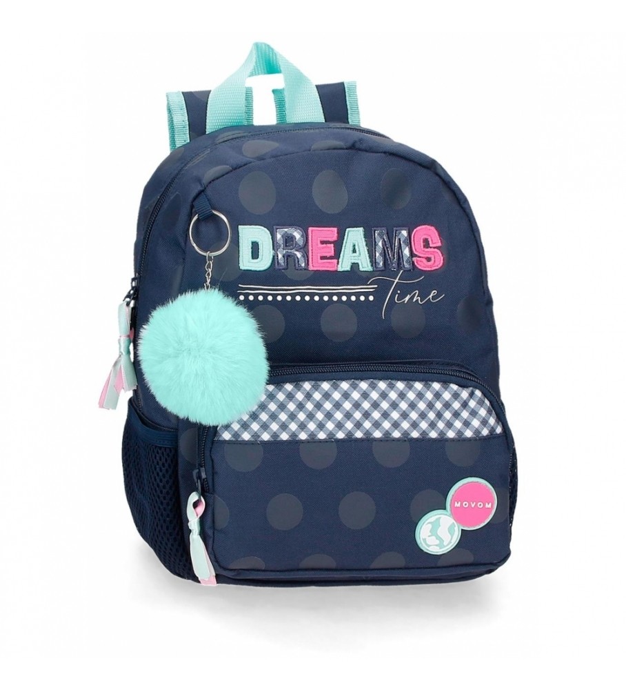 Mochila pequena Movom Dreams Time, azul marinho