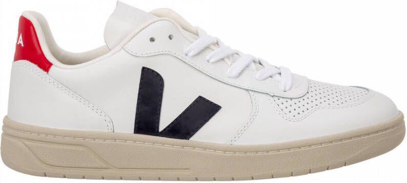 Veja V 10 Leather n Sneakers Sportschoenen Schoenen Leer Vegan Wit VX021267A