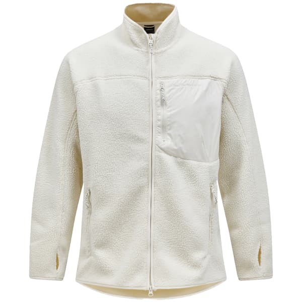 Veste polaire PEAK PERFORMANCE M PILE ZIP JACKET VINTAGE WHITE