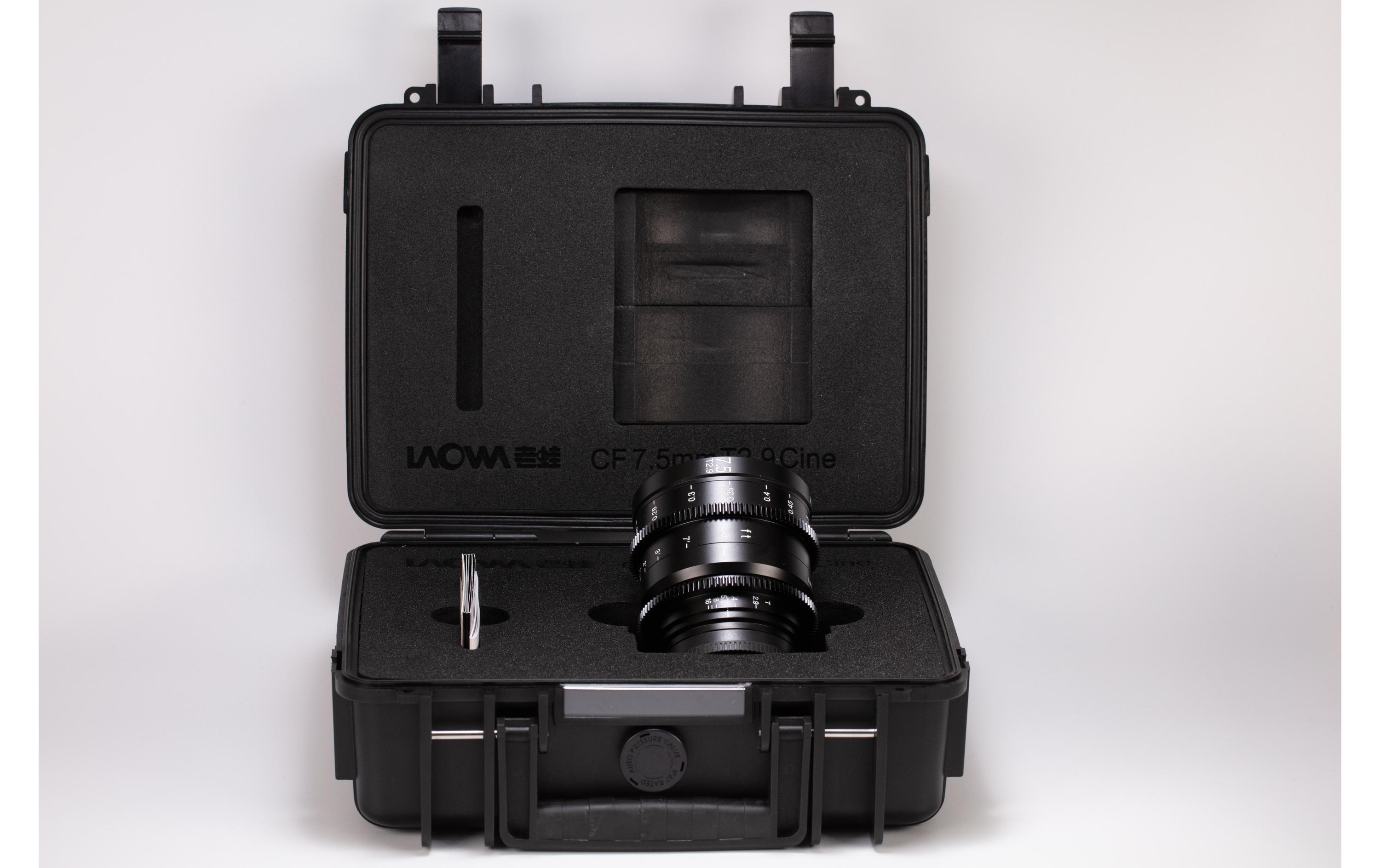 Festbrennweite 7.5 mm T2.9 Zero-D S35 Cine Lens X-Mount<br>Laowa 7.5 mm T2.9 Zero-D S35 Cine
