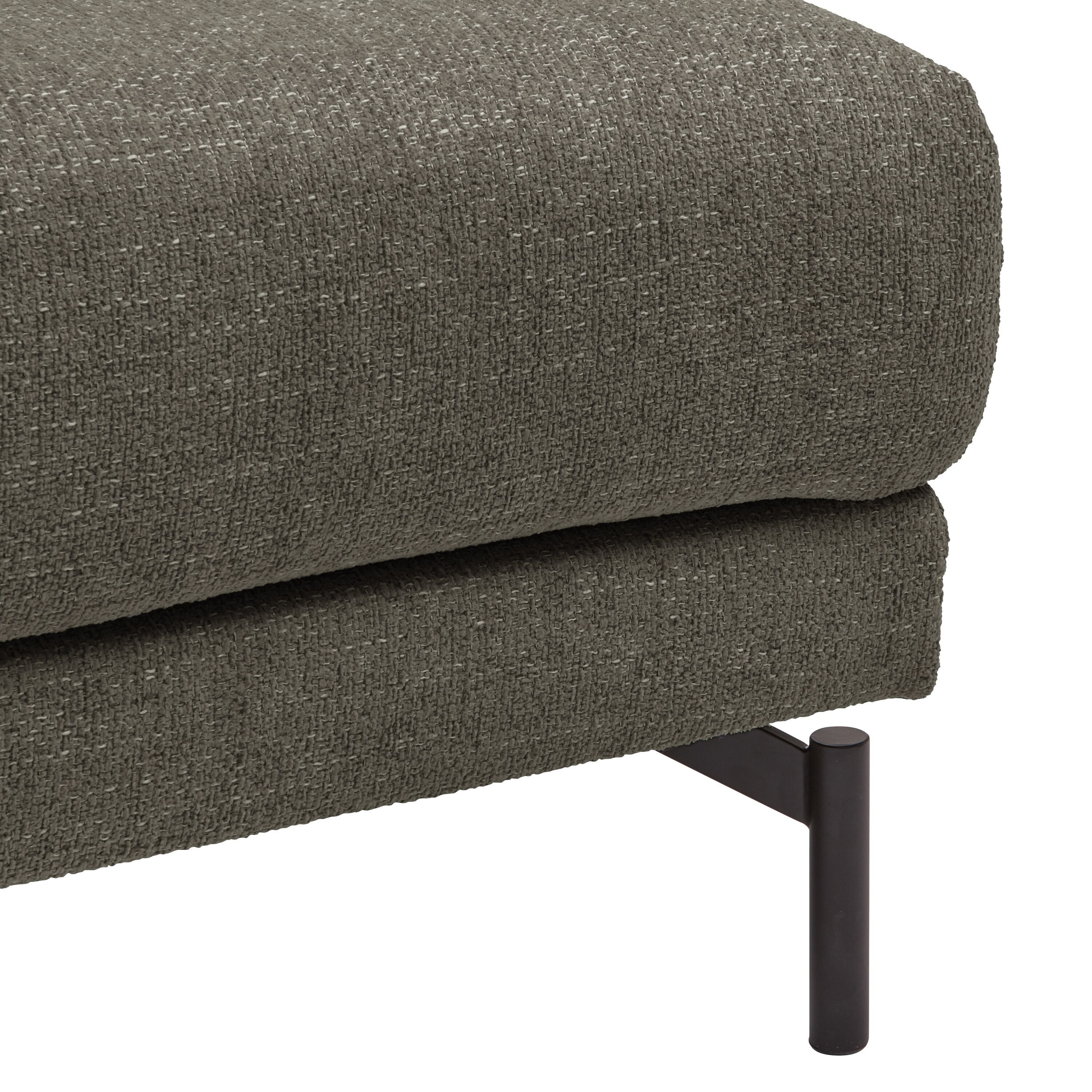 MARTENS Hocker - Anthrazit / B: 86.0 cm x T: 86.0 cm x H: 44.0 cm